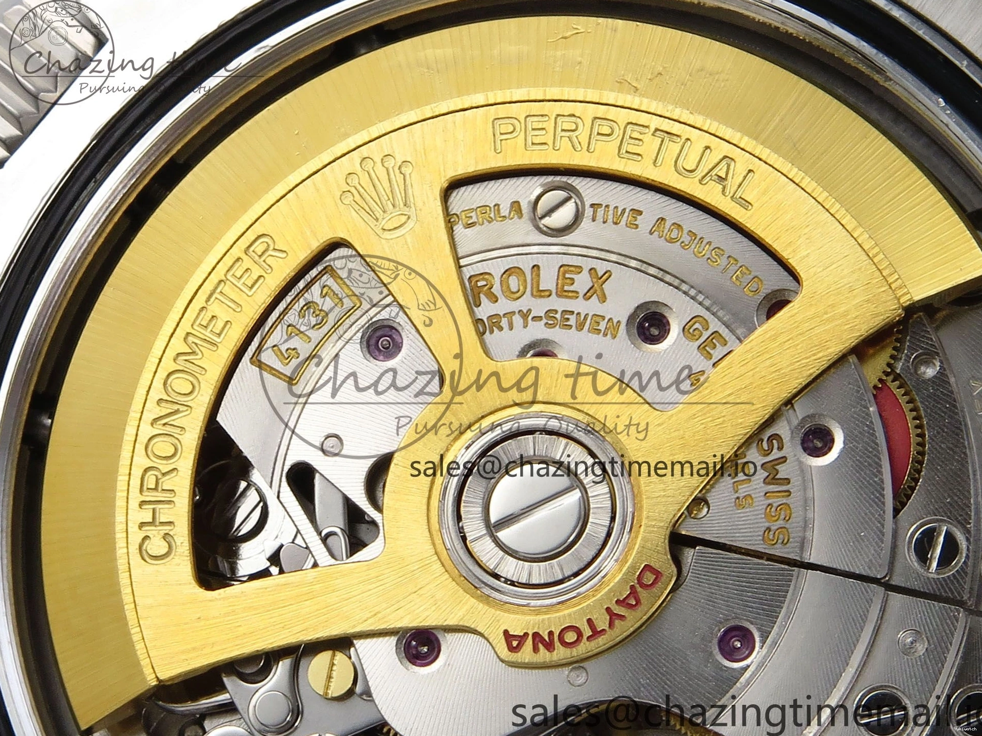 126506 1:1 Edition Ice Best SH4131 Daytona Strap V5 on Blue QF SS Dial Bracelet 0330